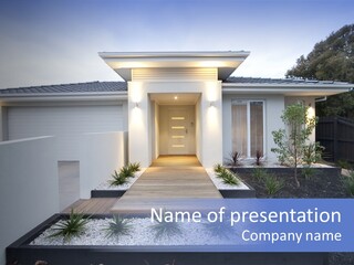 Residence Flax Modern PowerPoint Template