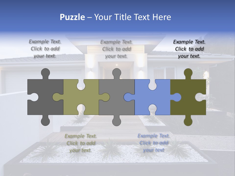 Residence Flax Modern PowerPoint Template