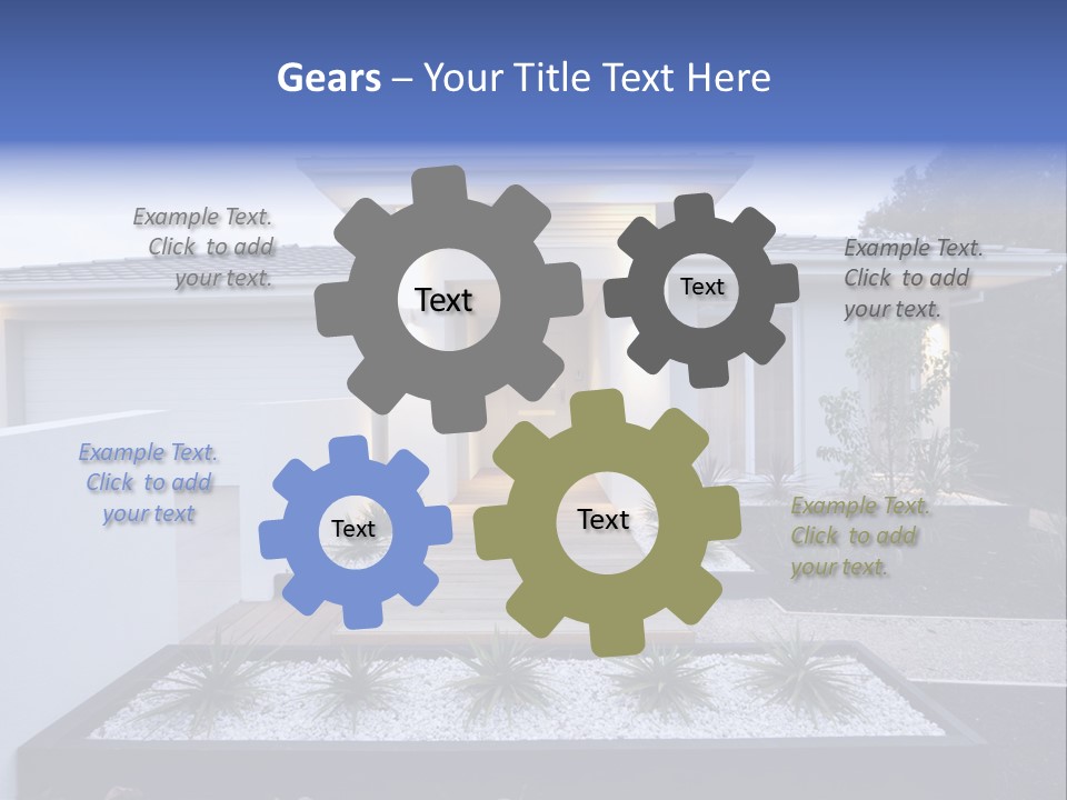 Residence Flax Modern PowerPoint Template