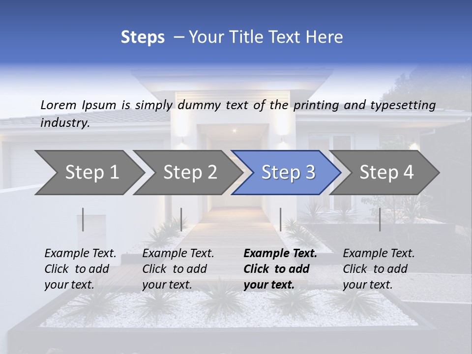 Residence Flax Modern PowerPoint Template