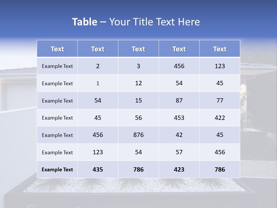 Residence Flax Modern PowerPoint Template