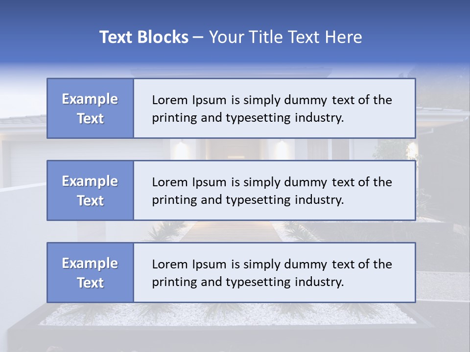 Residence Flax Modern PowerPoint Template