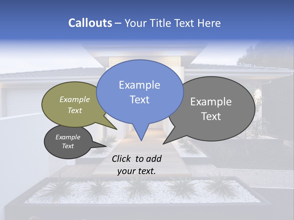 Residence Flax Modern PowerPoint Template