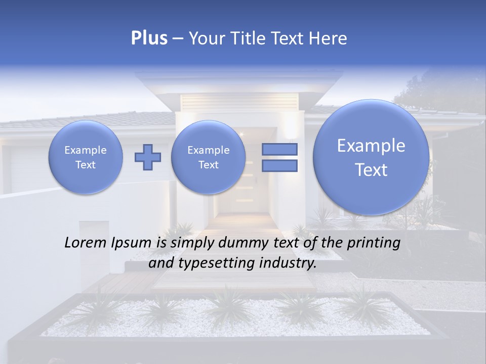 Residence Flax Modern PowerPoint Template