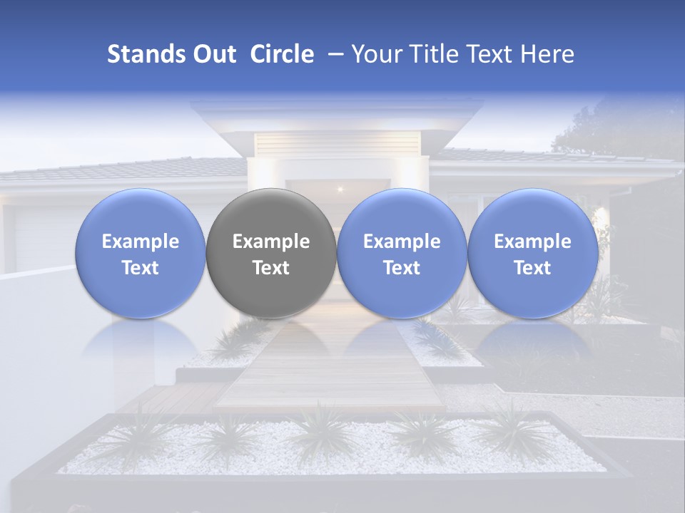 Residence Flax Modern PowerPoint Template