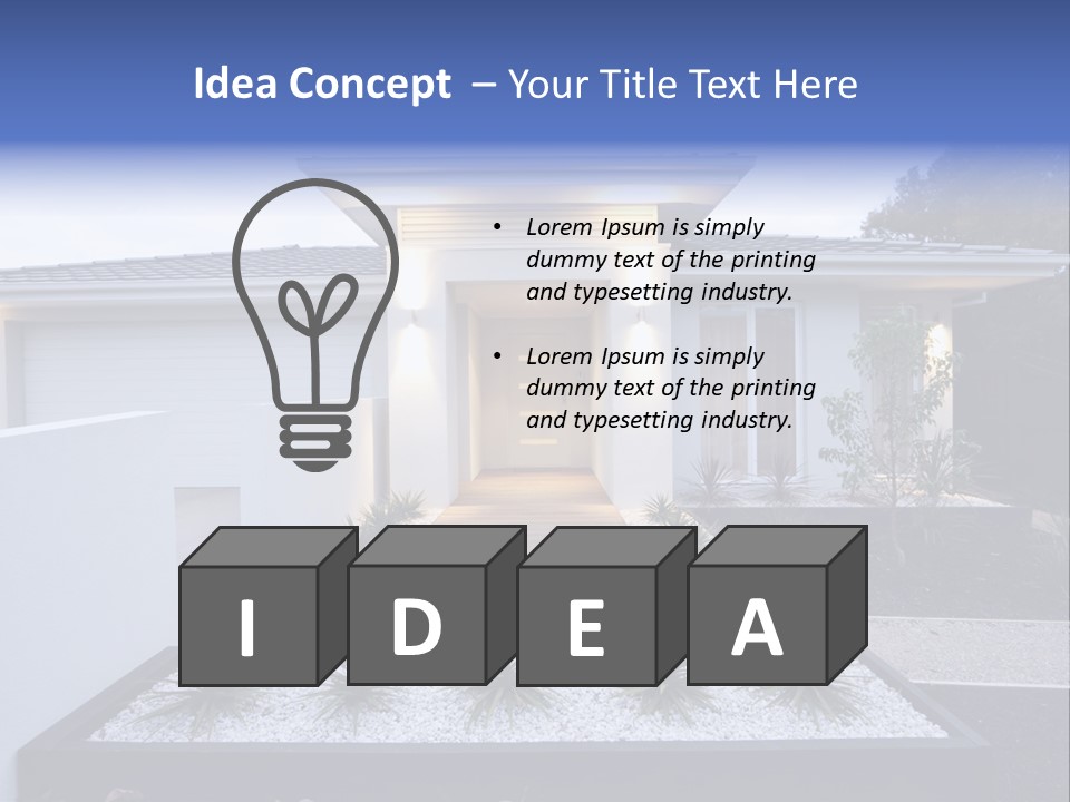 Residence Flax Modern PowerPoint Template