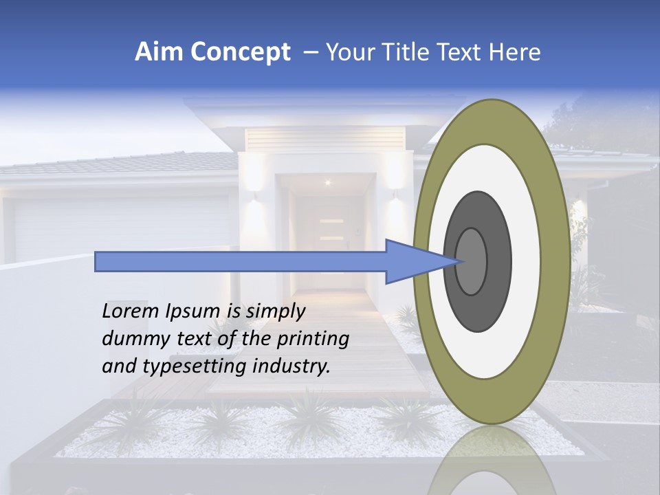 Residence Flax Modern PowerPoint Template