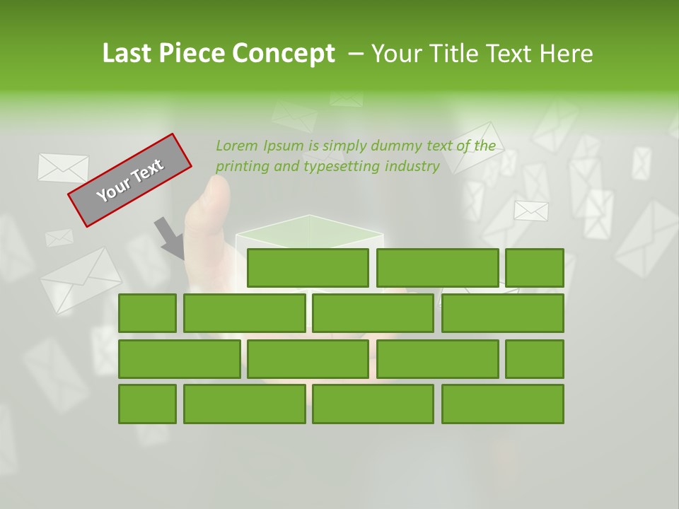 A Person Holding A Small Box In Their Hands PowerPoint Template