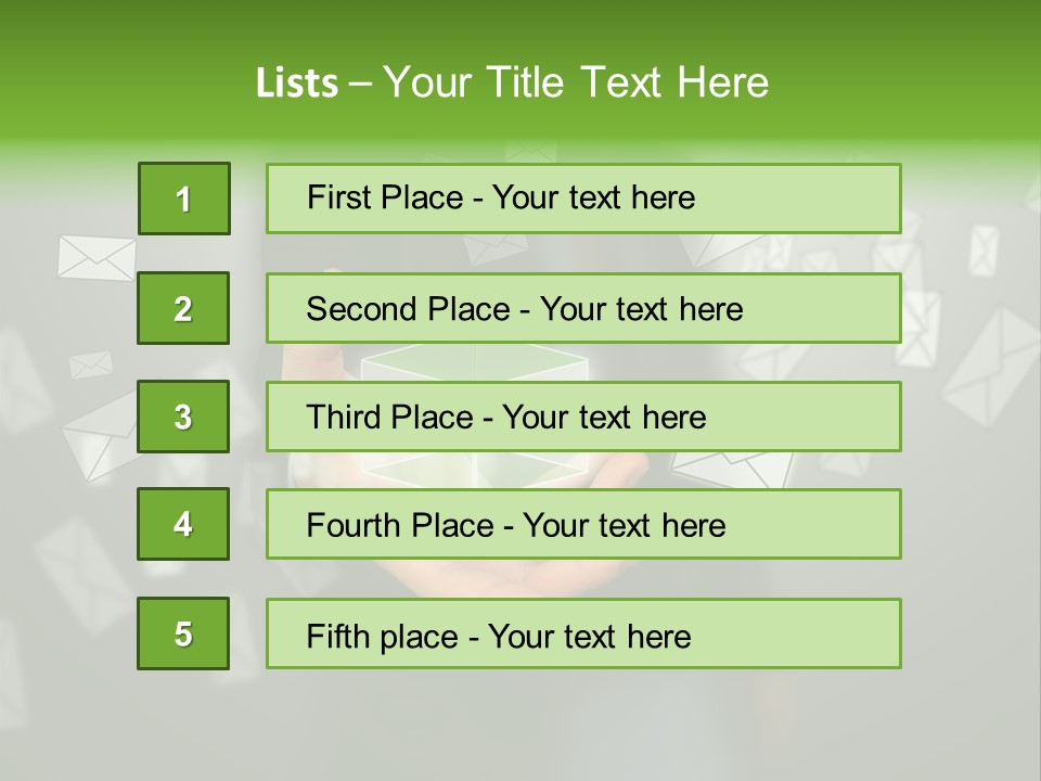 A Person Holding A Small Box In Their Hands PowerPoint Template