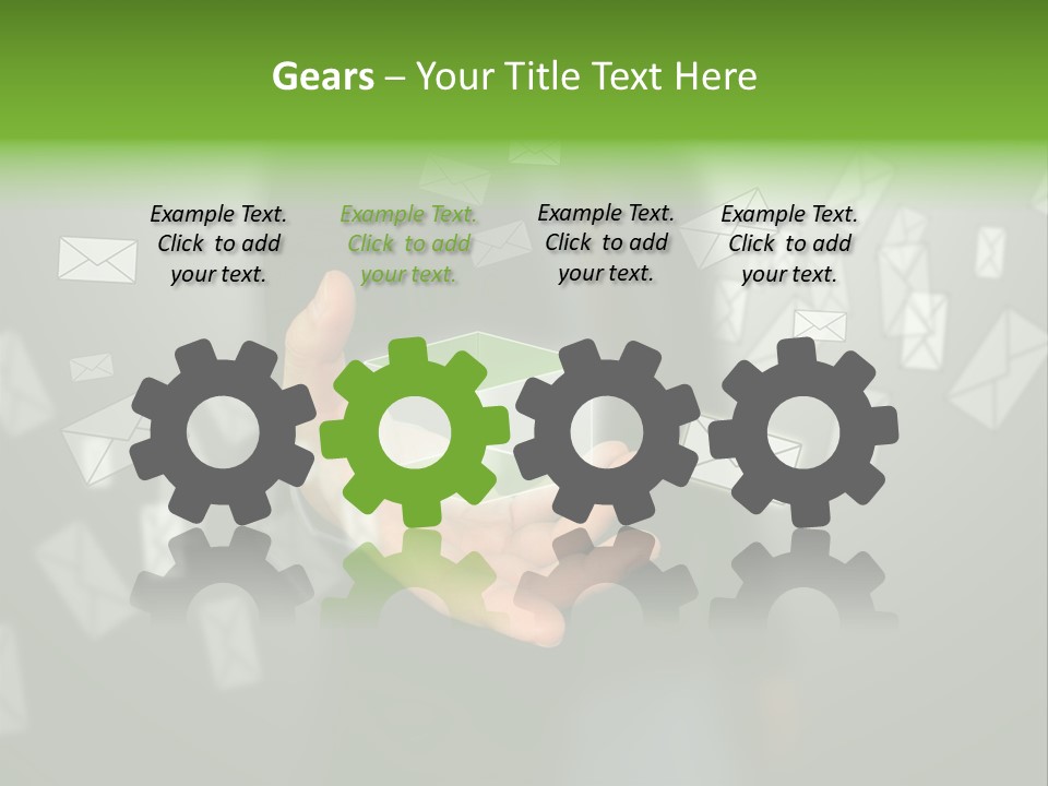 A Person Holding A Small Box In Their Hands PowerPoint Template