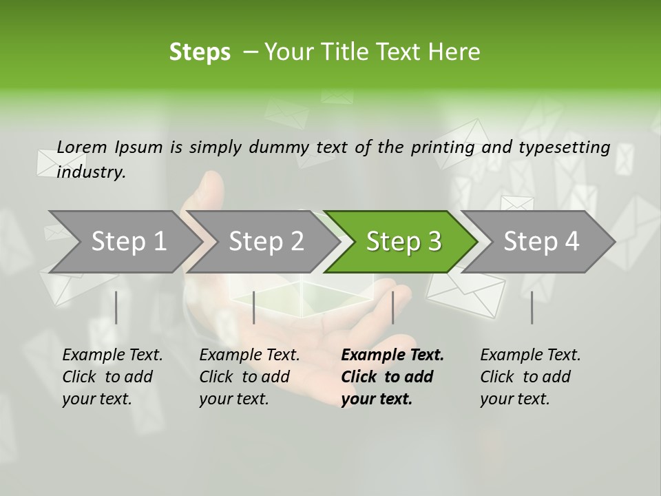 A Person Holding A Small Box In Their Hands PowerPoint Template