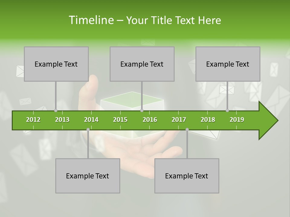 A Person Holding A Small Box In Their Hands PowerPoint Template