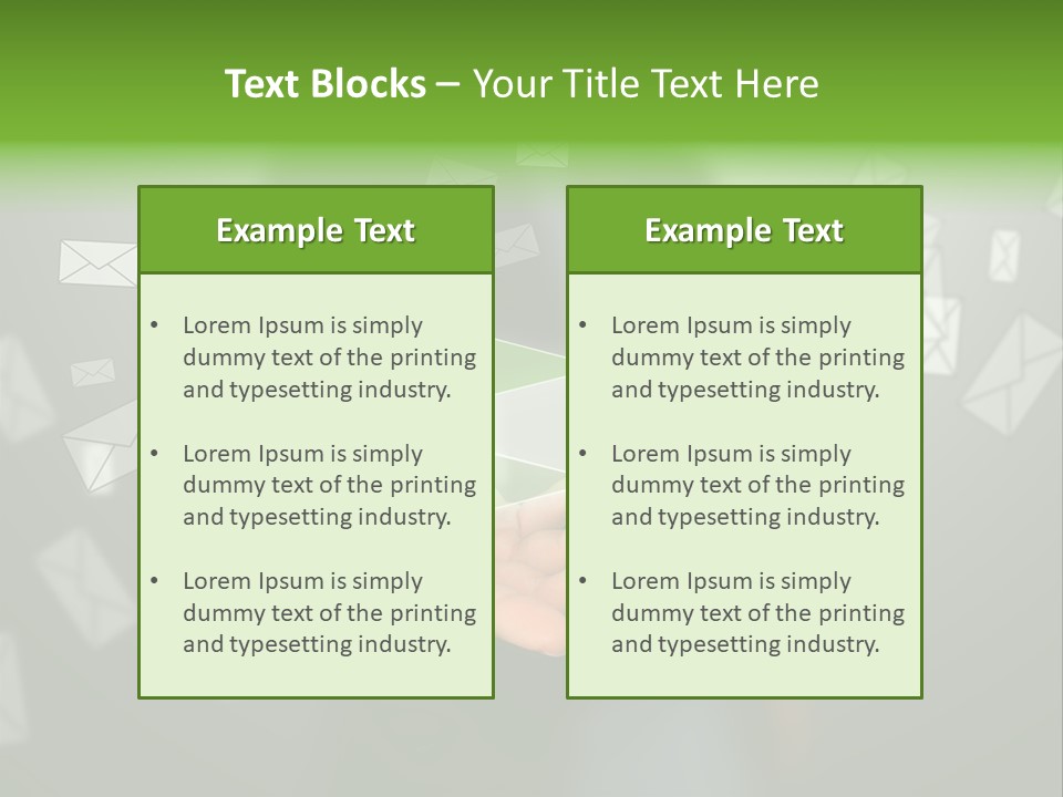 A Person Holding A Small Box In Their Hands PowerPoint Template