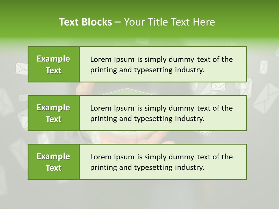 A Person Holding A Small Box In Their Hands PowerPoint Template