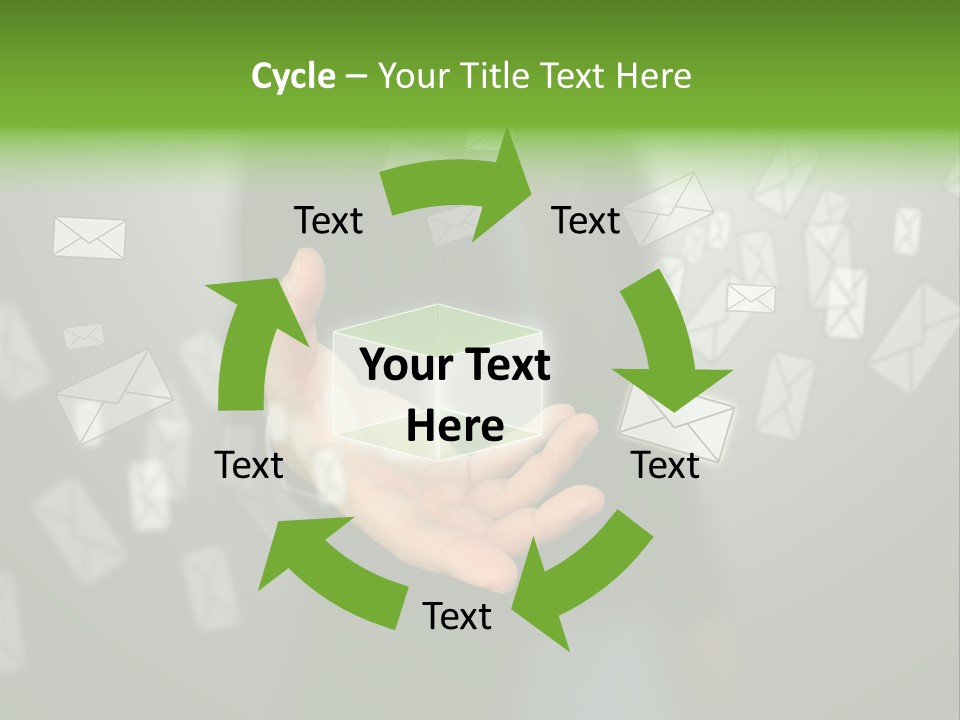 A Person Holding A Small Box In Their Hands PowerPoint Template