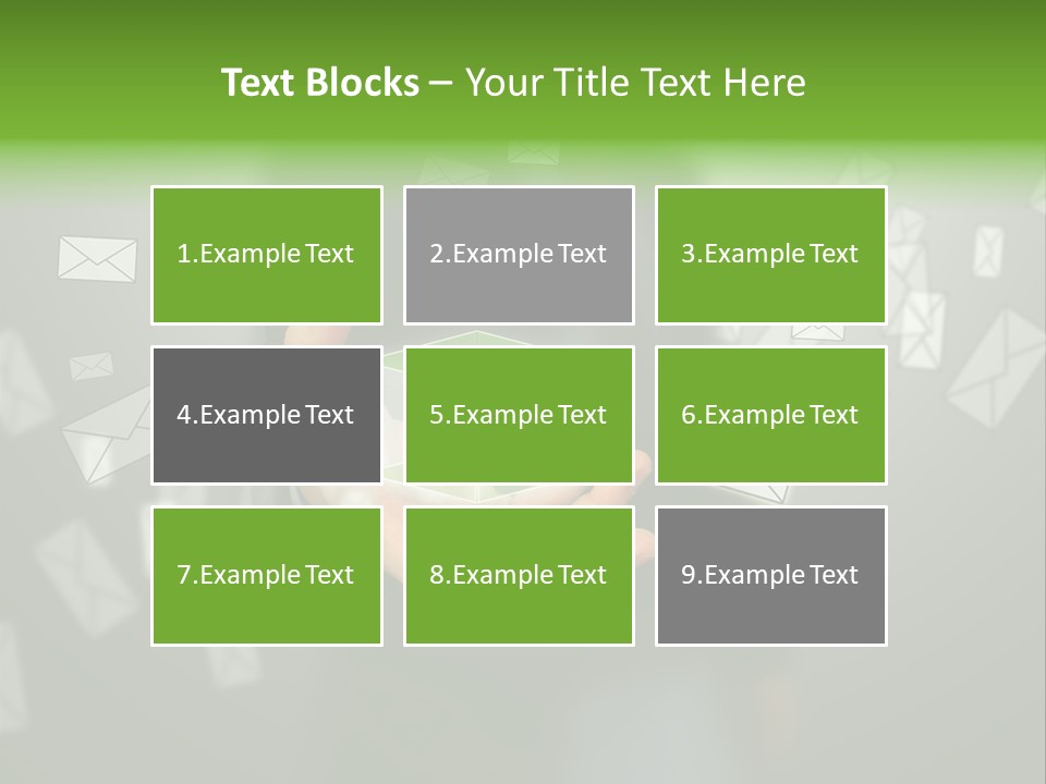 A Person Holding A Small Box In Their Hands PowerPoint Template