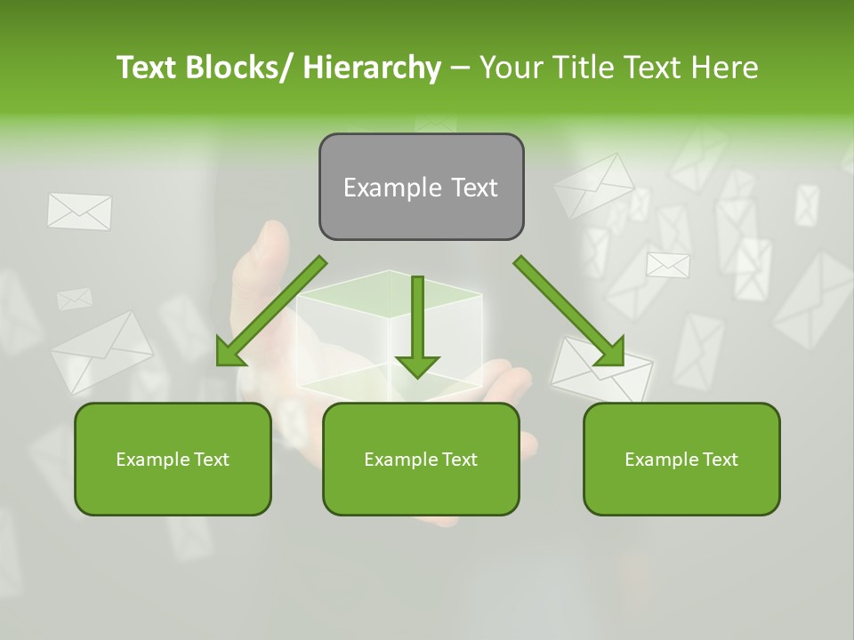 A Person Holding A Small Box In Their Hands PowerPoint Template