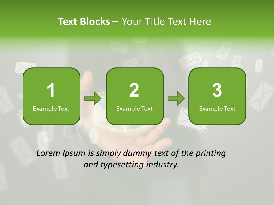 A Person Holding A Small Box In Their Hands PowerPoint Template