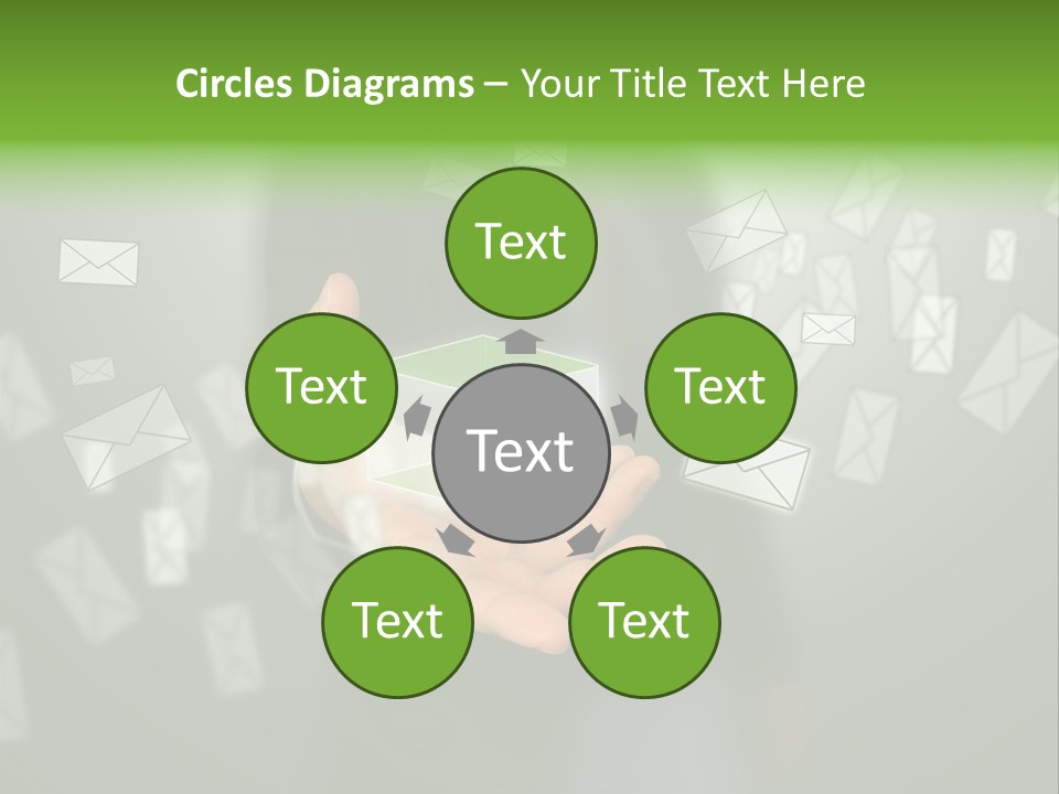 A Person Holding A Small Box In Their Hands PowerPoint Template