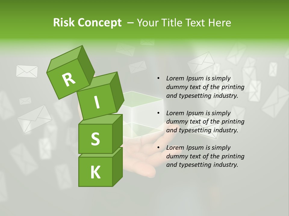 A Person Holding A Small Box In Their Hands PowerPoint Template