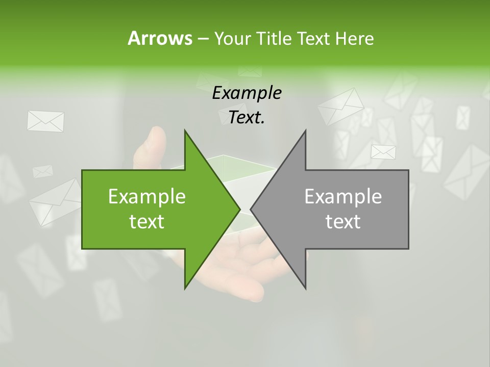 A Person Holding A Small Box In Their Hands PowerPoint Template