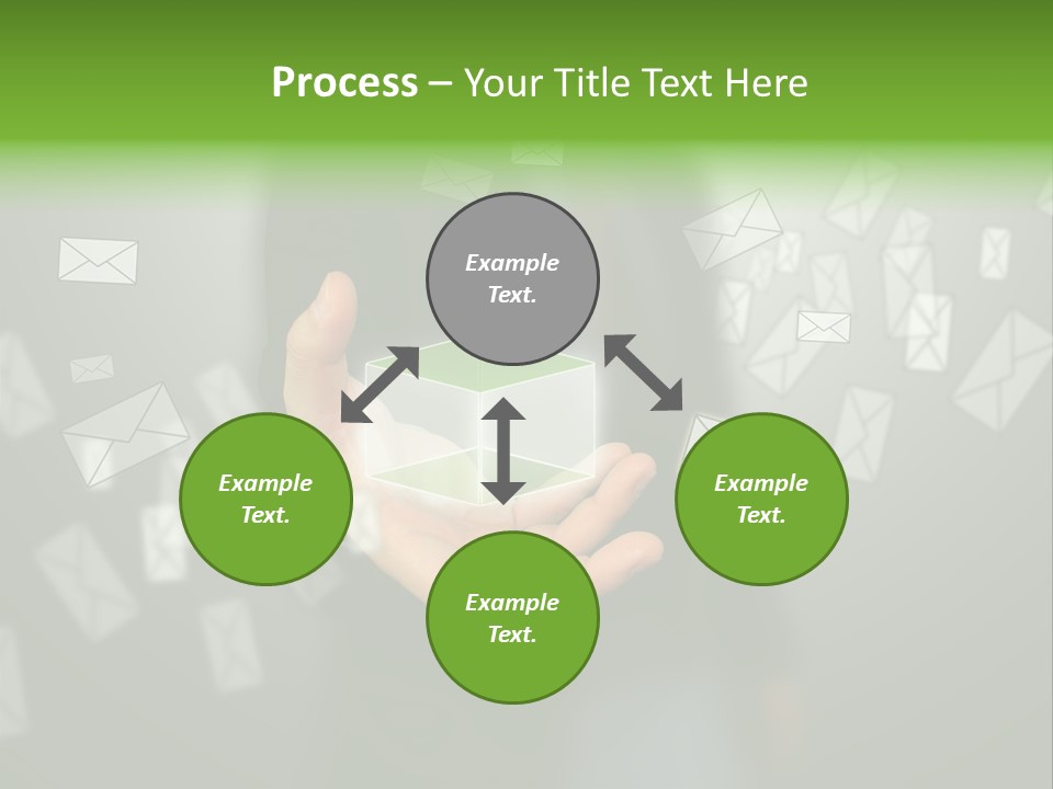 A Person Holding A Small Box In Their Hands PowerPoint Template