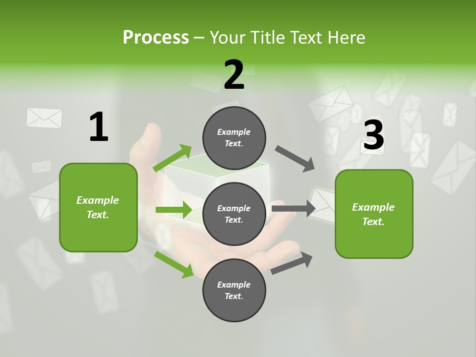 A Person Holding A Small Box In Their Hands PowerPoint Template