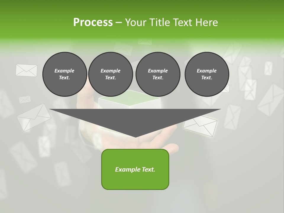 A Person Holding A Small Box In Their Hands PowerPoint Template