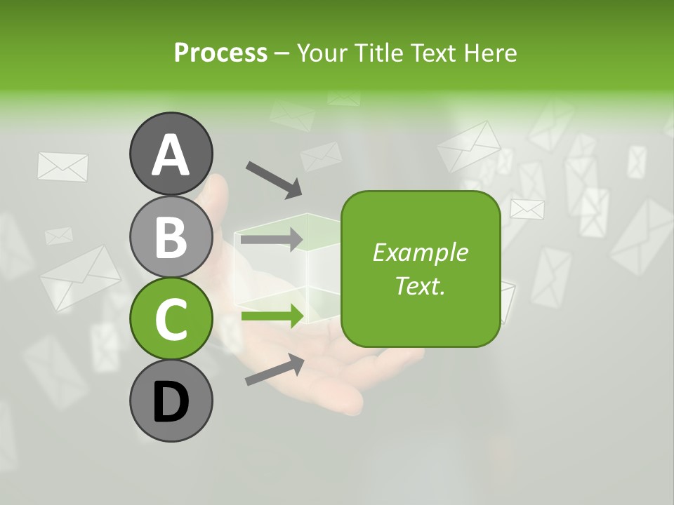 A Person Holding A Small Box In Their Hands PowerPoint Template