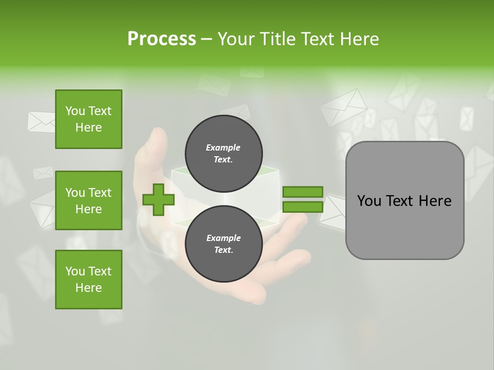 A Person Holding A Small Box In Their Hands PowerPoint Template