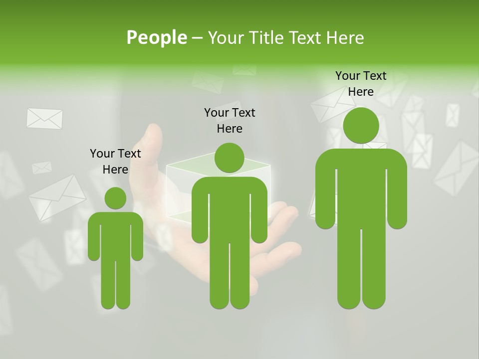 A Person Holding A Small Box In Their Hands PowerPoint Template