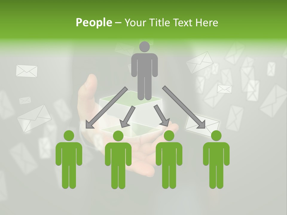 A Person Holding A Small Box In Their Hands PowerPoint Template