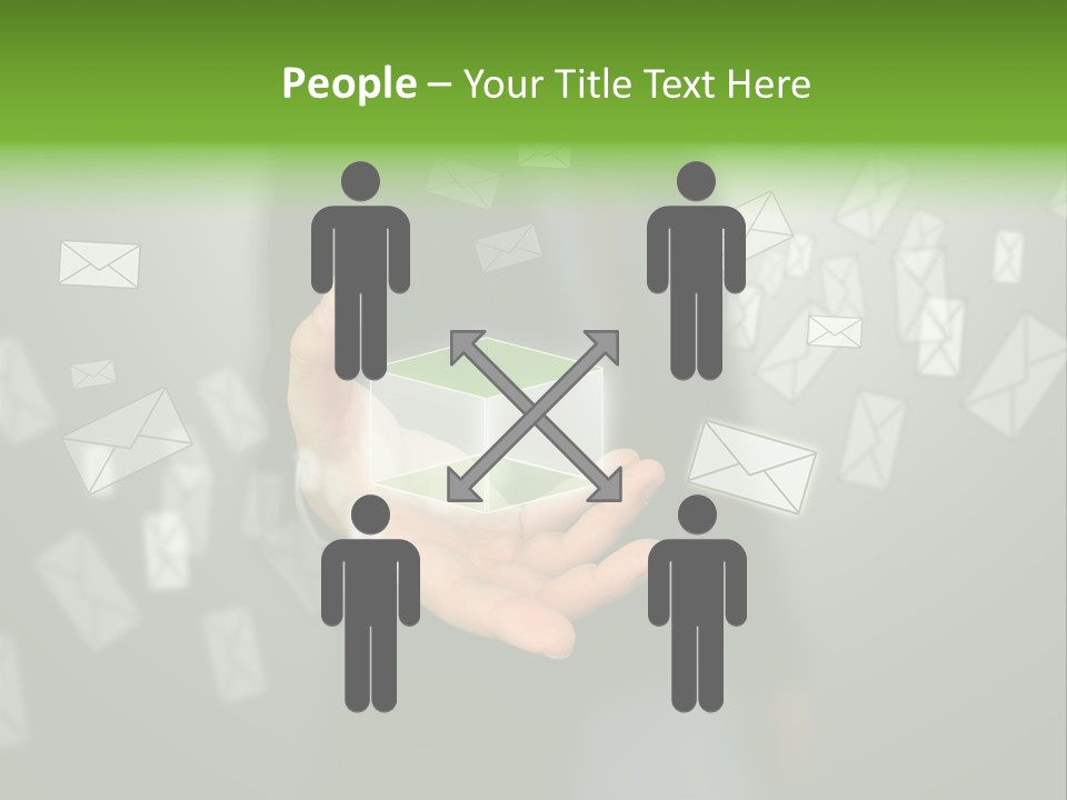 A Person Holding A Small Box In Their Hands PowerPoint Template