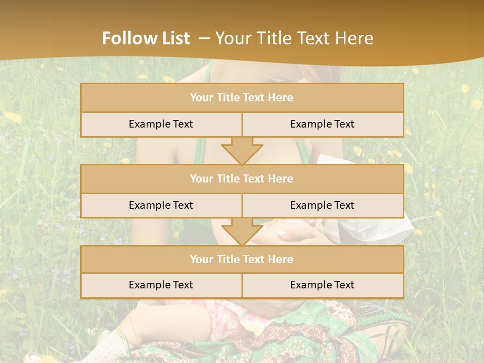 Food Breastfeeding Care PowerPoint Template