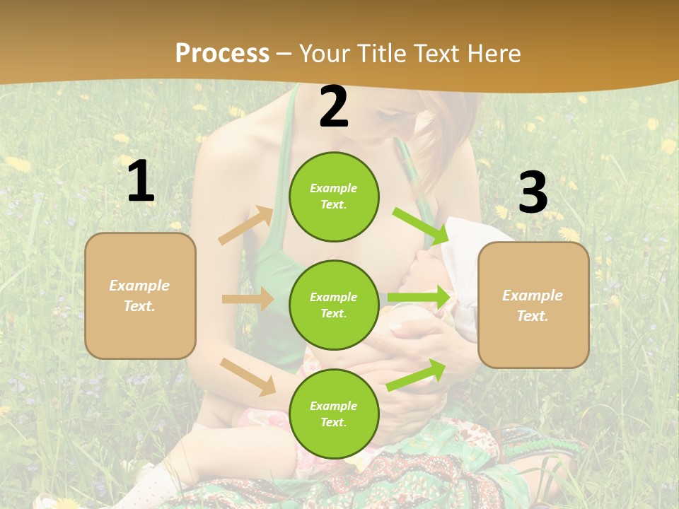 Food Breastfeeding Care PowerPoint Template
