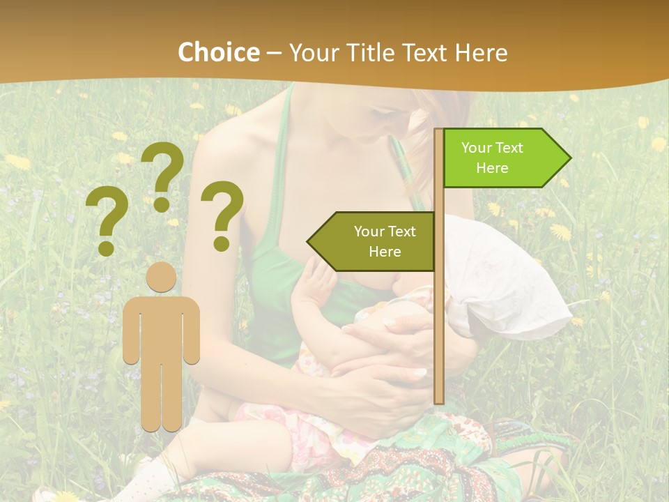Food Breastfeeding Care PowerPoint Template