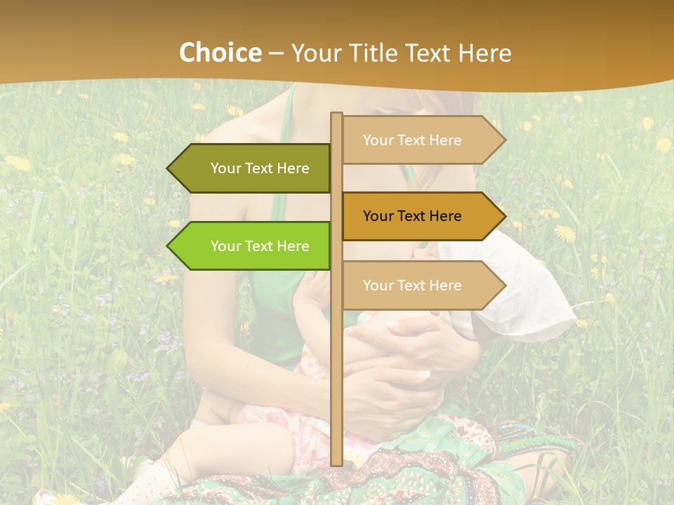 Food Breastfeeding Care PowerPoint Template