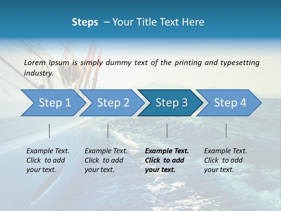 Color Freedom Sky PowerPoint Template