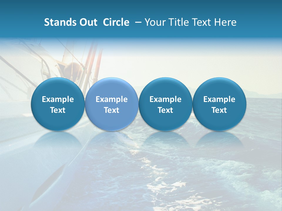 Color Freedom Sky PowerPoint Template