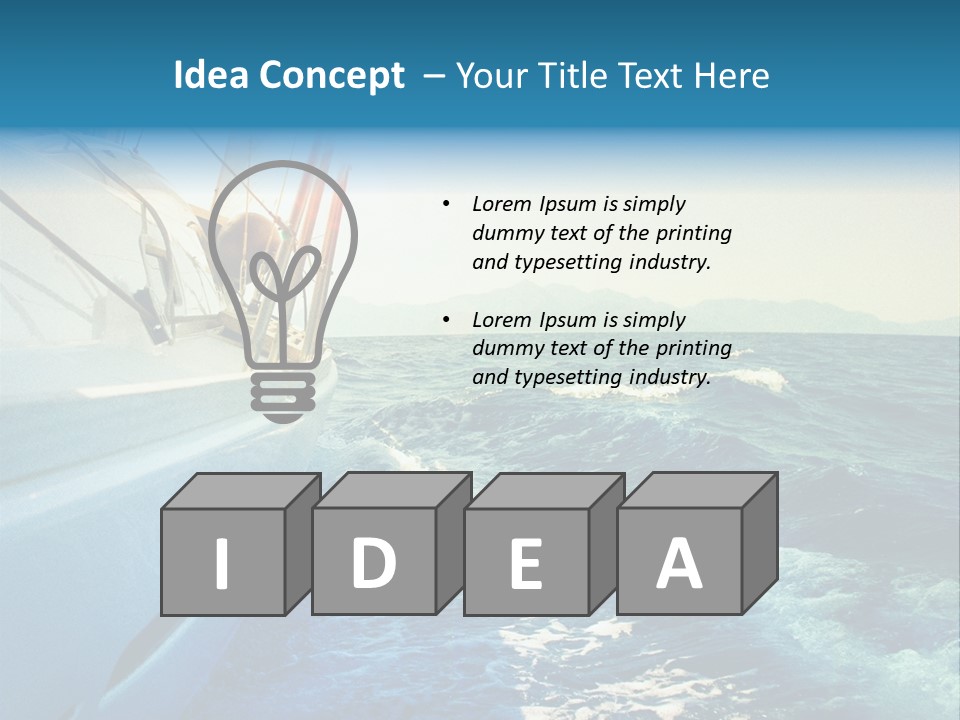 Color Freedom Sky PowerPoint Template