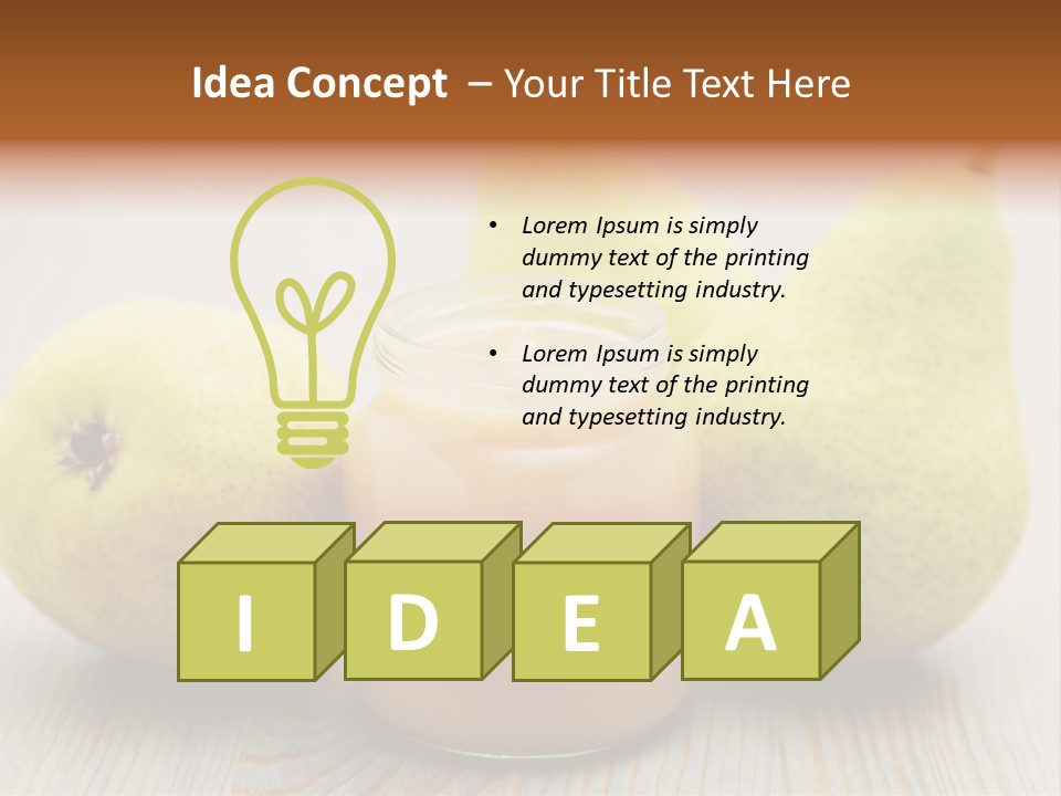 Hungry Snack Freshness PowerPoint Template