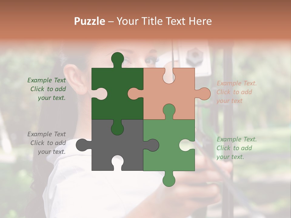 Outdoor Precision Look PowerPoint Template