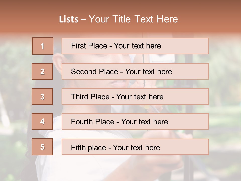 Outdoor Precision Look PowerPoint Template