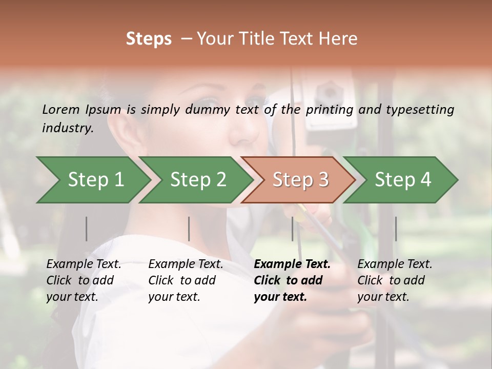 Outdoor Precision Look PowerPoint Template