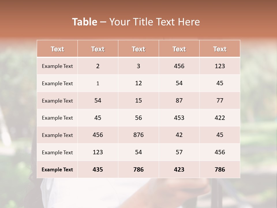Outdoor Precision Look PowerPoint Template