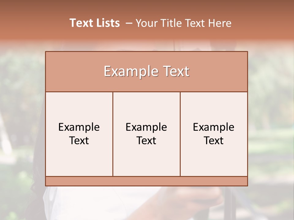 Outdoor Precision Look PowerPoint Template