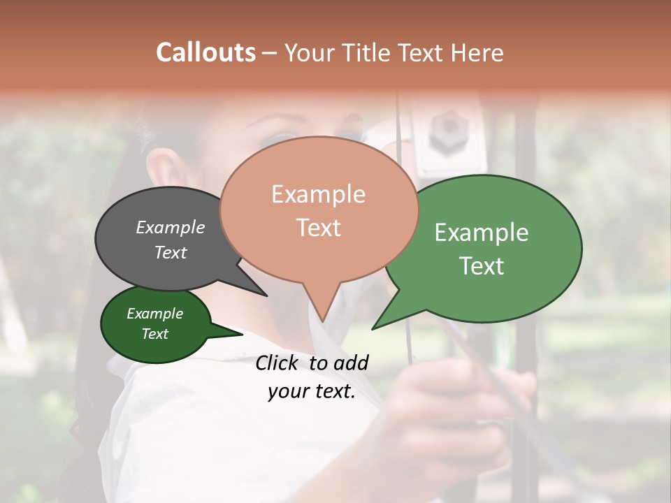 Outdoor Precision Look PowerPoint Template