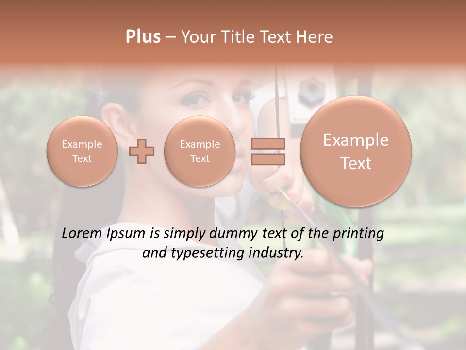 Outdoor Precision Look PowerPoint Template