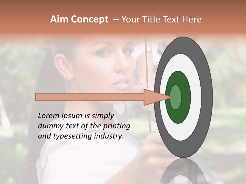 Outdoor Precision Look PowerPoint Template