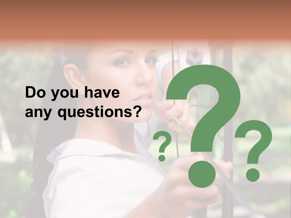 Outdoor Precision Look PowerPoint Template